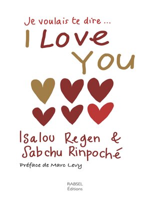 cover image of Je voulais te dire...I Love You